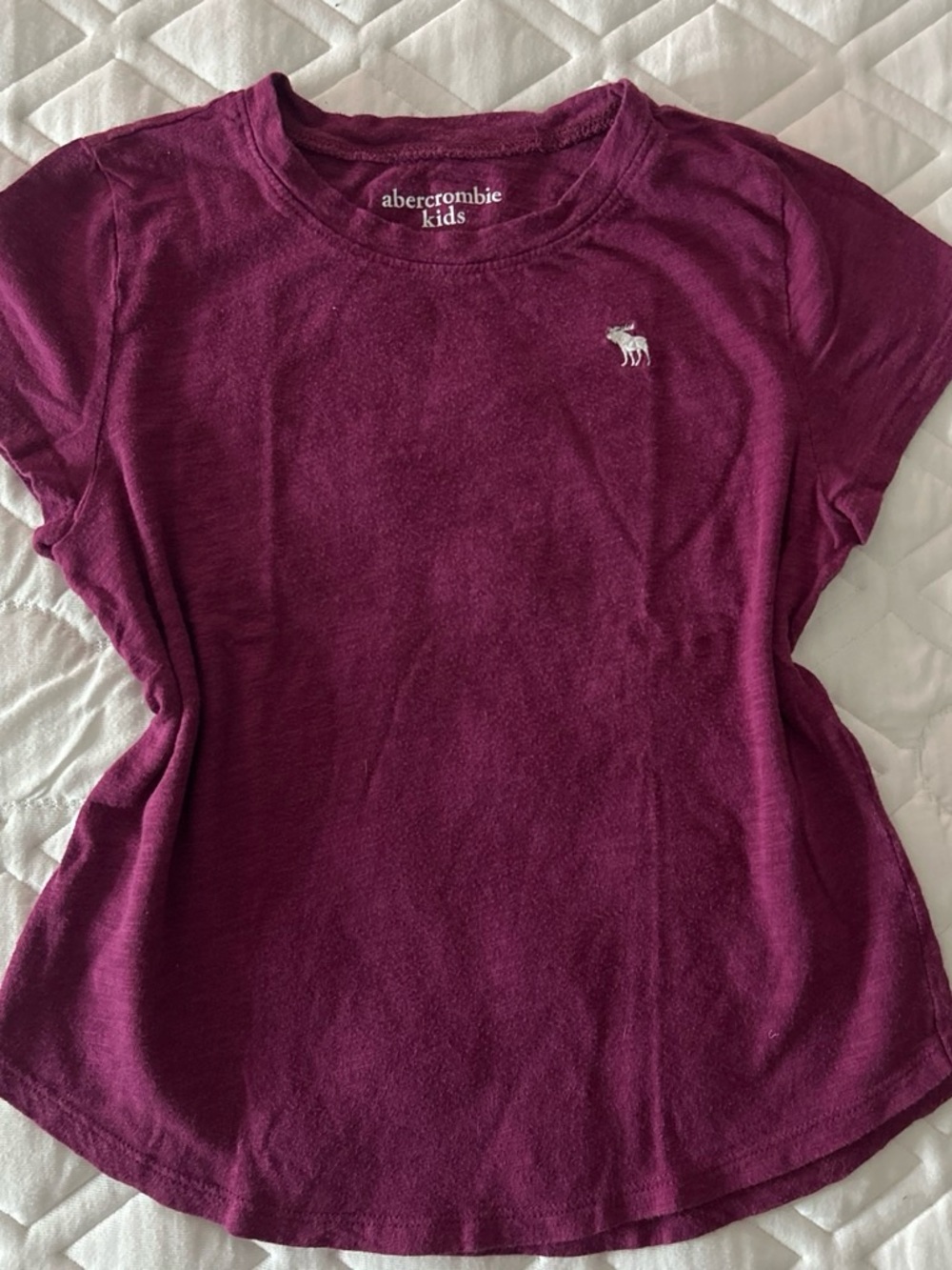 abercrombie kids Plum Short Sleeve Tee